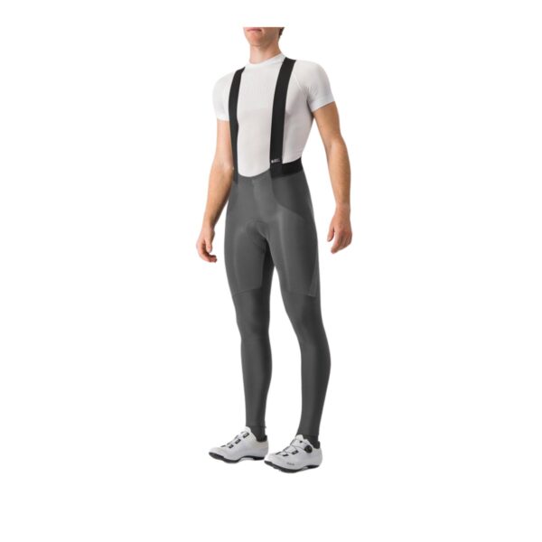 Castelli Sorpasso Ros Lange Trägerhose Grau