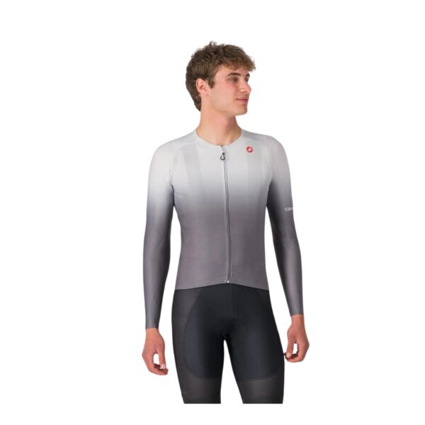 Castelli UPF Langarmtrikot in Silbergrau