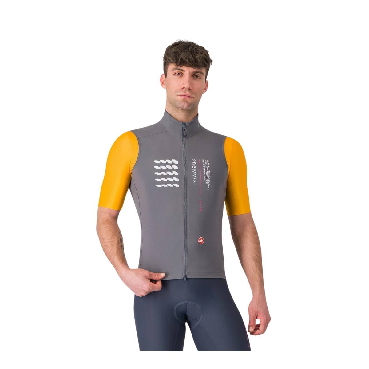 Castelli Weste Espresso R-A/D Grau Castelli Weste Espresso R-A/D Grau