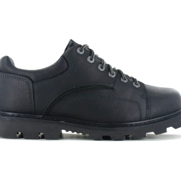 CAT Caterpillar ARCOLA - Herren Schuhe Leder Schwarz P725450 Halbschuhe
