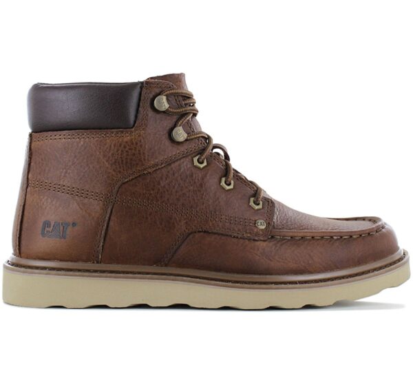 CAT Caterpillar BYRON Boots - Herren Stiefel Mokassin Schuhe Leder Braun P723602