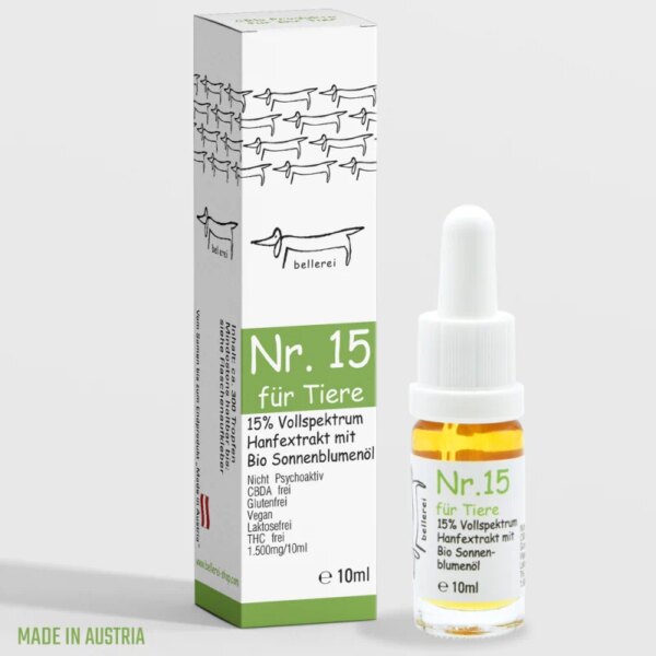 CBD Öl für Hunde 15% CBD für Hunde