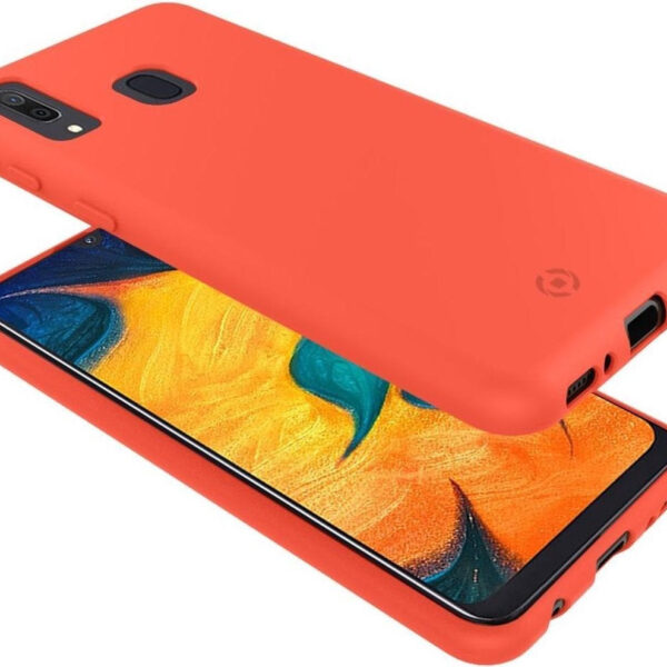 Celly Fall geeignet für Samsung Galaxy A40 - TPU Back Cover - Orange Elektronik