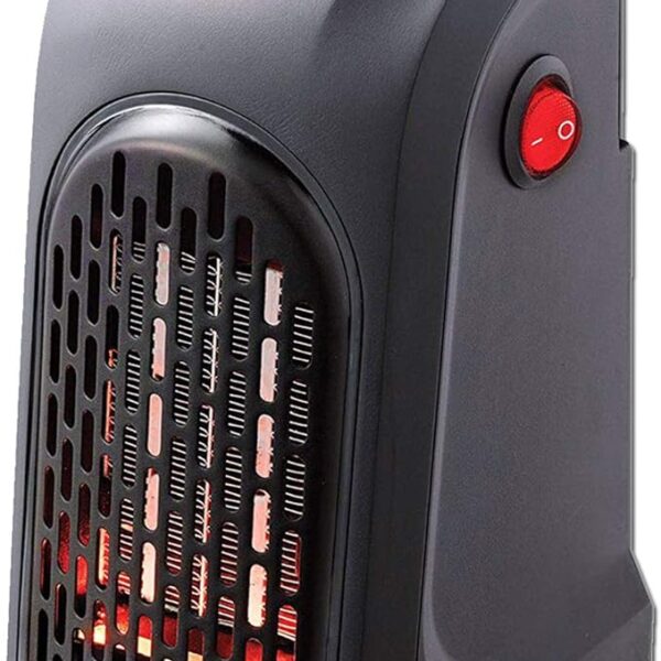 CENOCCO CC 9078 - Wandheizung - Einstellbarer Thermostat - LED-Digitalanzeige - Geräuschlos - Keramik - 2 Geschwindigkeiten - 400 Watt - Schwarz Wohnen & Kochen