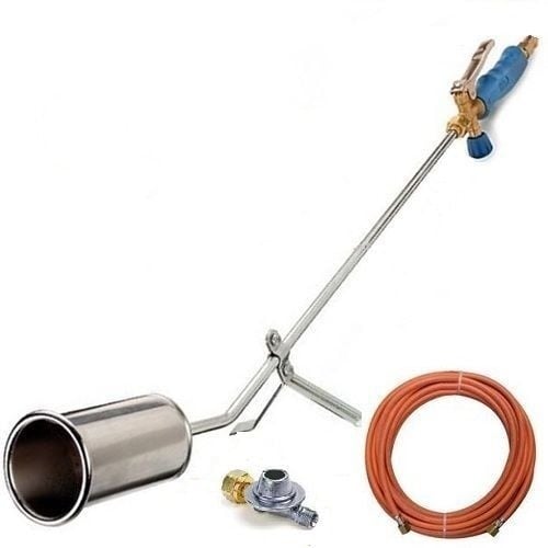 CFH - Unkrautbrenner GV900 - mit freiem Druckregler und 5-Meter-Gasschlauch Haus & Garten