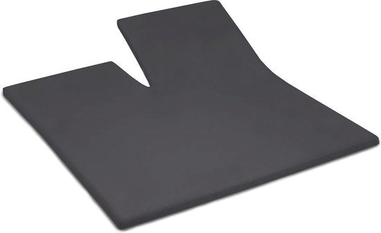 Cinderella Single-split topper Spannbetttuch - Frottee - bis zu 15 cm - 160x200/210 - Anthrazit Wohnen & Kochen