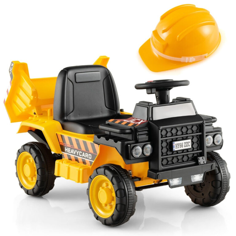 Coast 6V Kids Muldenkipper mit Schutzhelm bis zu 2
