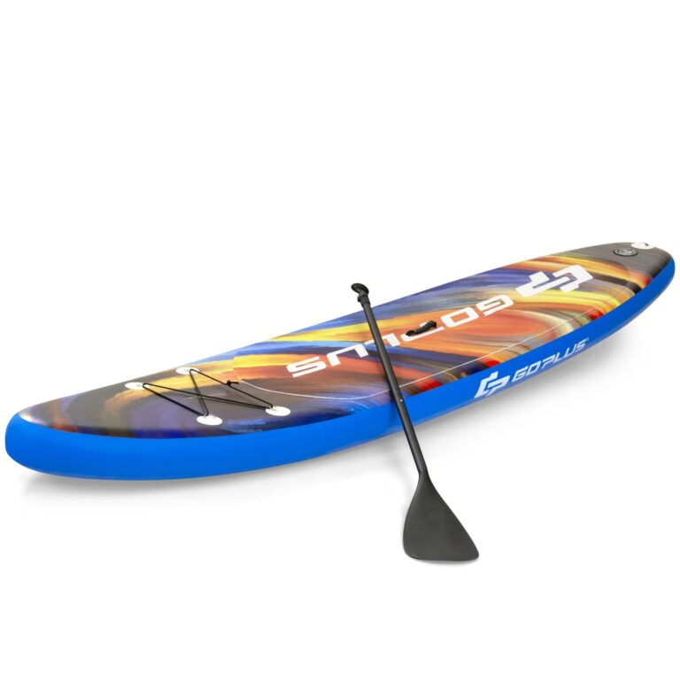 Coast aufblasbares Stand-up Surfbrett verbreitertes Brett 320 x 76 x 15 cm Sternenhimmel Haarmuster bunt Vertaald