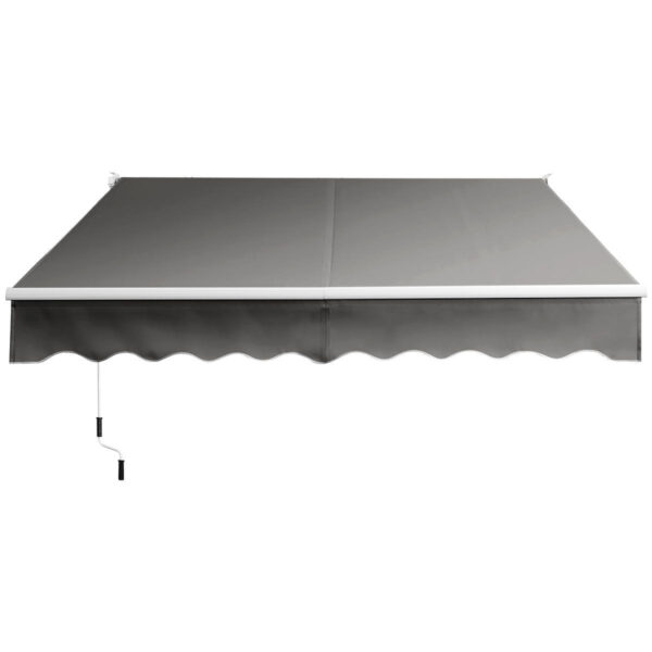Coast Ausziehbare Bewusstseins Aluminium Terrasse Sonnenschutz StrENDable 245 x 200 cm grau Vertaald