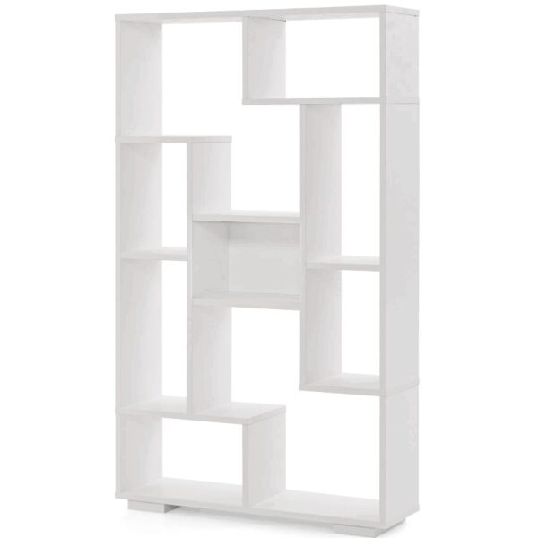 Coast Bücherregal - Holzwerkstoff - Inkl. 2 Anti-Kipp-Sets - 70 x 20 x 119 cm - Weiß Wohnen & Kochen