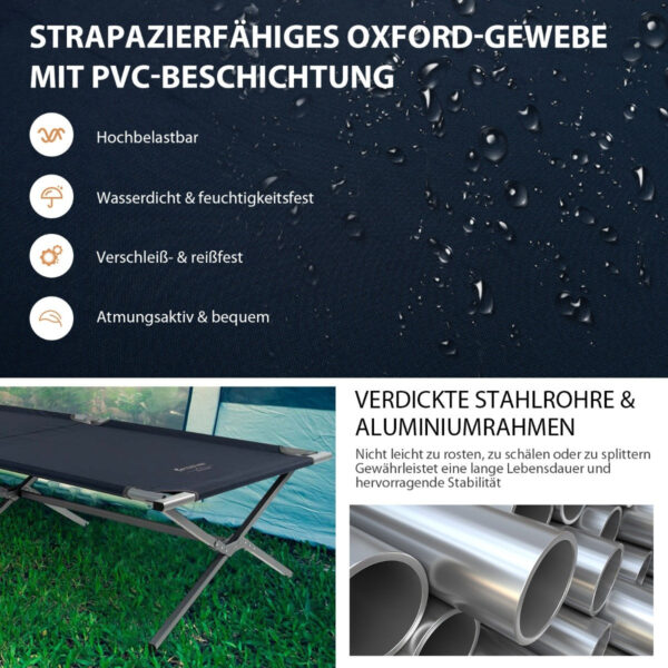Coast Field Bed - faltbar - mit Tragetasche - bis zu 150 kg belastbar - 214