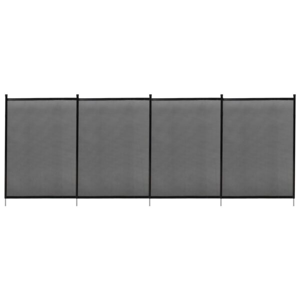 Coast Garden Fence - Poolzaun - 360 x 125 cm - Schwarz Haus & Garten