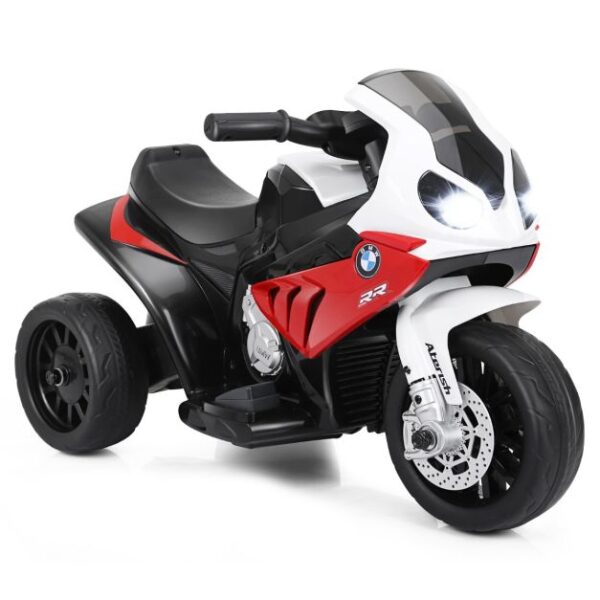 Coast Kindermotorrad - PP - 6V - Inkl. Musik - 66x37x44cm - Rot Hobby & Sport