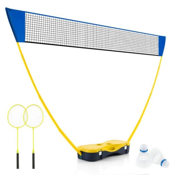 Coast Portable Badminton Set Gelb - 270 x 160 cm - Inklusive Netz