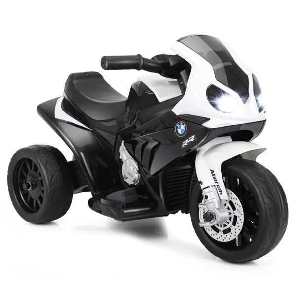Coast Spielzeugmotorrad - BMW Design - 6V - 66 x 37 x 44 cm - Schwarz mit Weiß Hobby & Sport