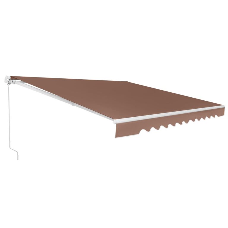 Coast Sunshade Ausziehbares Sonnensegel 245 x 200 cm Braun Haus & Garten