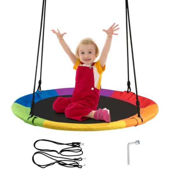 Coast Swing - Bis zu 150Kg - φ100cm - Oxford Stoff - Bis zu 180cm hoch - Mehrfarbig Haus & Garten