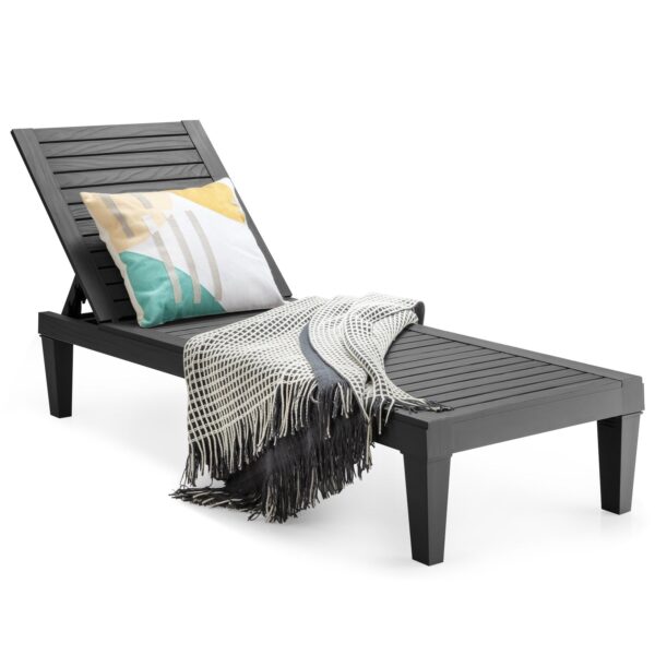 Coast Terrace Lounger Outdoor-Stuhl mit verstellbarer Rückenlehne 190 x 57