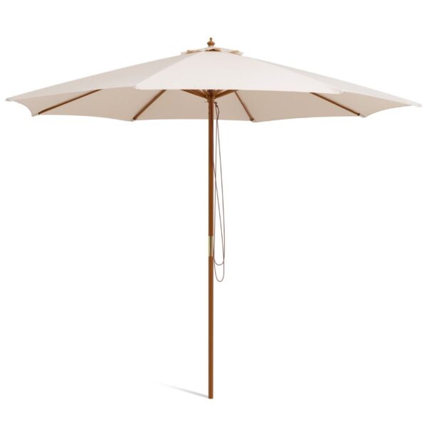 Coast Terrassen-Sonnenschirm - Holz - Beige - 300x300x262cm Haus & Garten