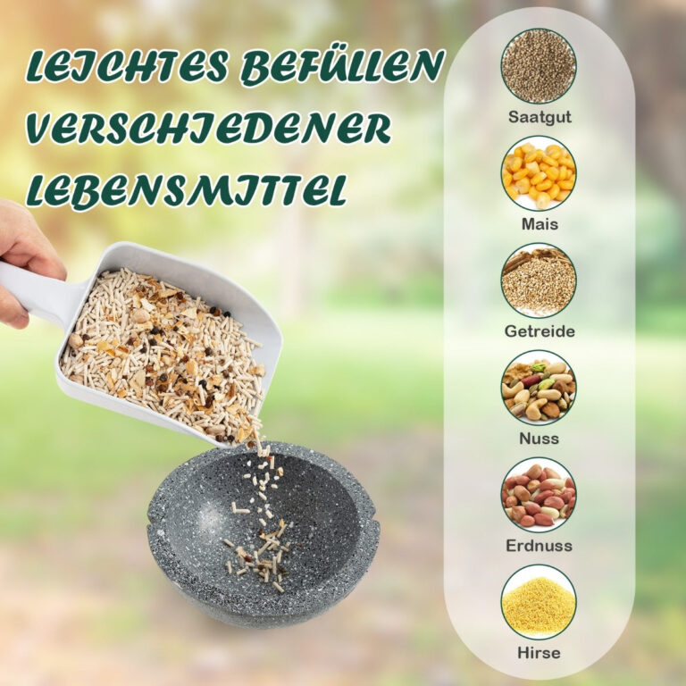 Coast Vogelfutterspender zum Aufhängen 2 in 1 Vogelfutterspender & Vogeltränke grau Vertaald