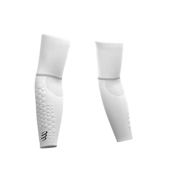 Compressport Arm Force Ultralight Kompressions-Armlinge weiß