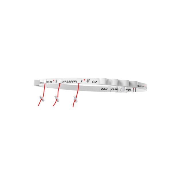 Compressport Gürtel Race Belt Weiß