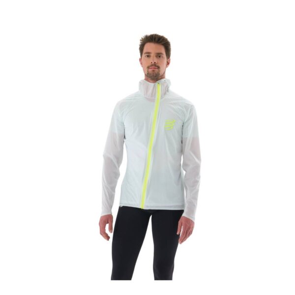 Compressport Hurricane Wasserdichte Jacke 10/10 Grau Gelb