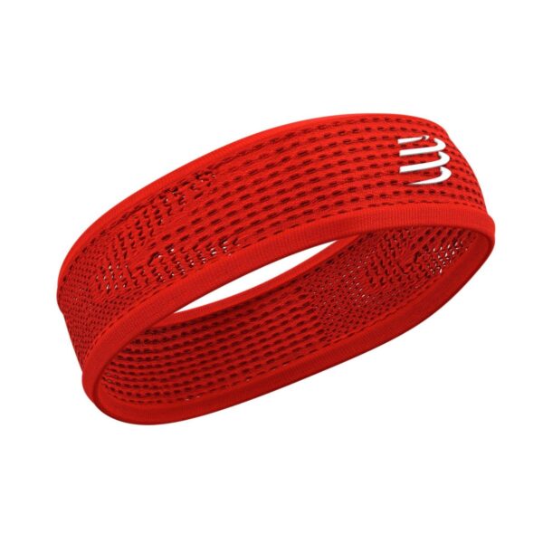 Compressport On/Off Dünnes Stirnband Rot Kappen und Visiere