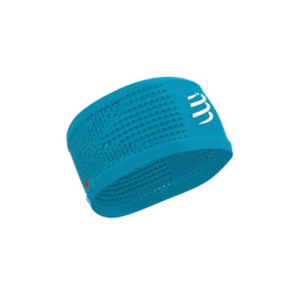Compressport On/Off Stirnband Blau Kappen und Visiere