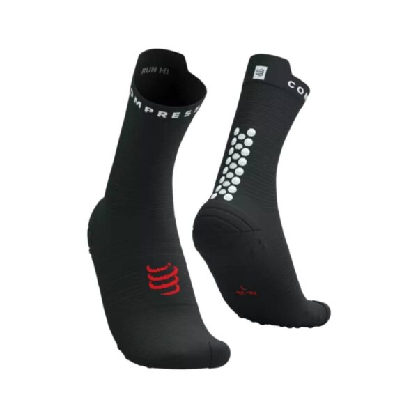 Compressport Pro Racing V4.0 Run High Socken Schwarz Rot