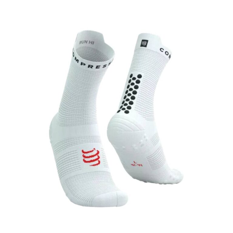 Compressport Pro Racing V4.0 Run High Weiß Schwarz