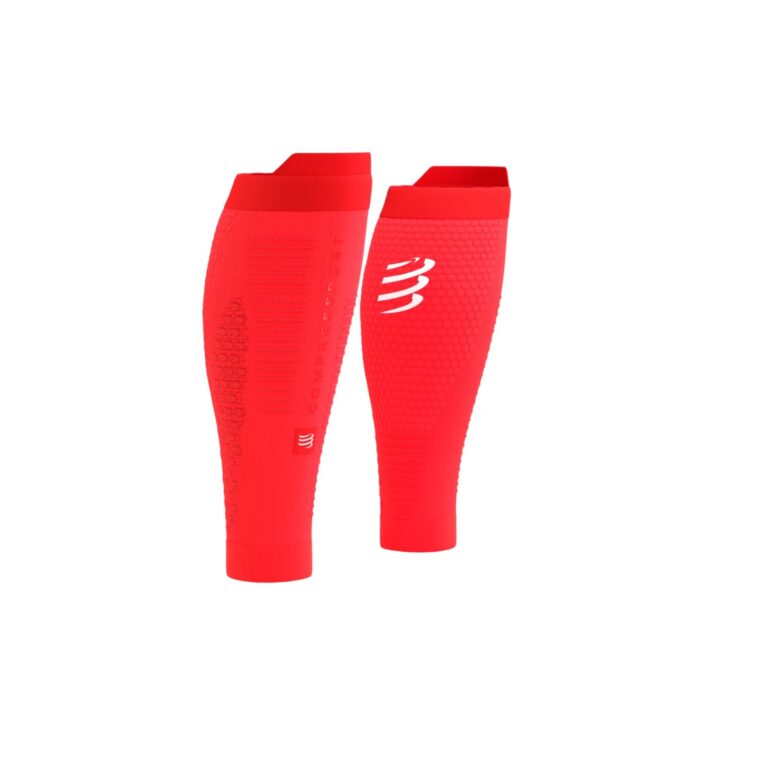 Compressport R2 3.0 Kompressionsstrümpfe Rot Weiß