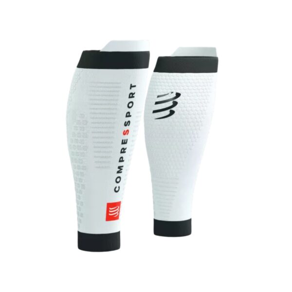 Compressport R2 3.0 Kompressionsstrümpfe Weiß Schwarz