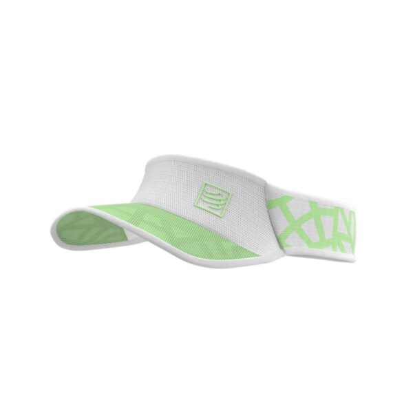 Compressport Spiderweb Ultralight Visier Grün Weiß Kappen und Visiere