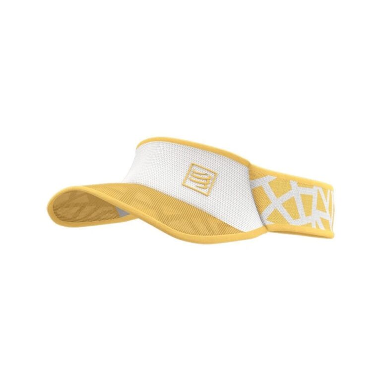 Compressport Spiderweb Ultralight Visier in Weißgold Laufzubehör
