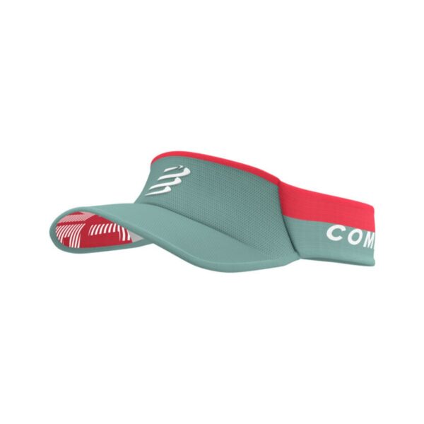 Compressport Ultralight Grün Rot Visier Laufzubehör