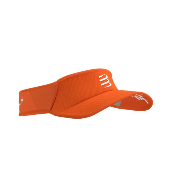Compressport Ultralight Visor Orange Weiß Laufzubehör