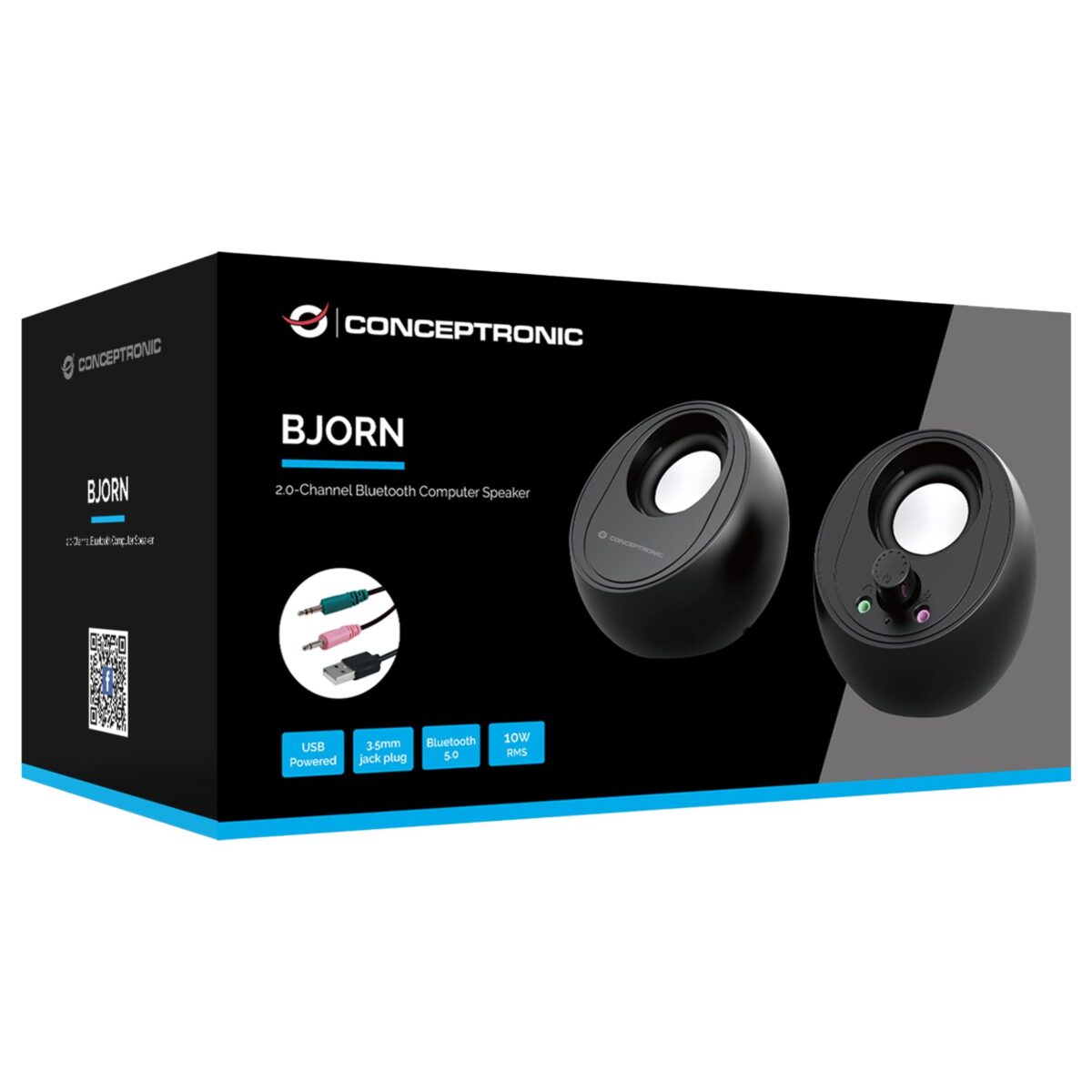 Conceptronic BJORN01B - PC Lautsprecher mit BluetoothNeuware - PC-Komponenten