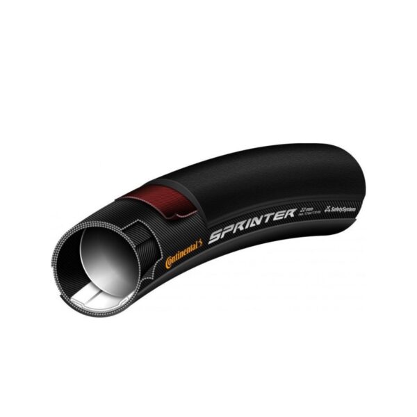Continental Sprinter Schlauchreifen 700x22mm-25mm Schwarz