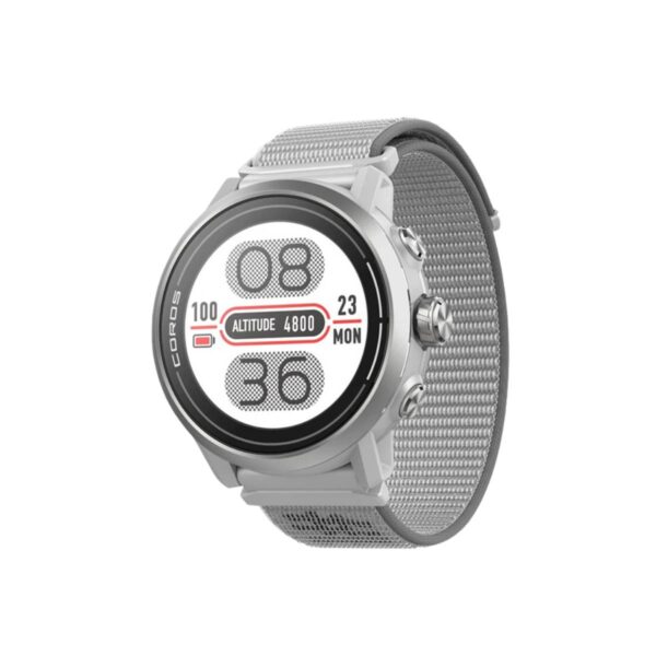 Coros APEX 2 Premium-Multisport-Uhr Schwarz Grau Schwimmen