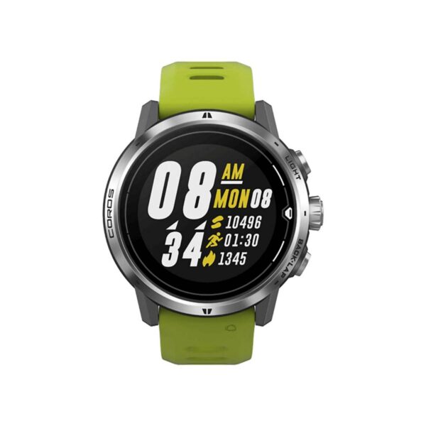 Coros APEX Pro Premium Multisport GPS Uhr Silber Laufzubehör