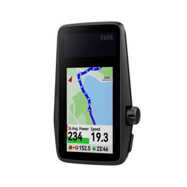 Coros Dura GPS Solar Fahrradcomputer Schwarz Radfahren