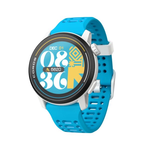 Coros Pace 3 Valencia Edition GPS Silikon Blaue Uhr Schwimmen