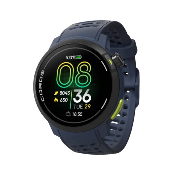 Coros Pace Pro GPS Silikon Uhr Blau Schwimmen