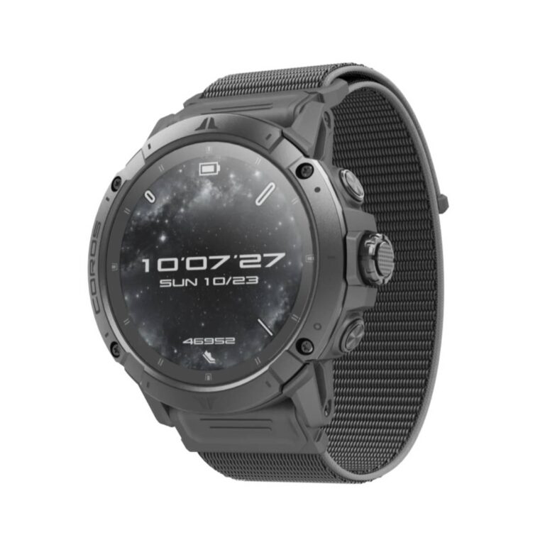 Coros Vertix 2S schwarze Nylonuhr Startseite