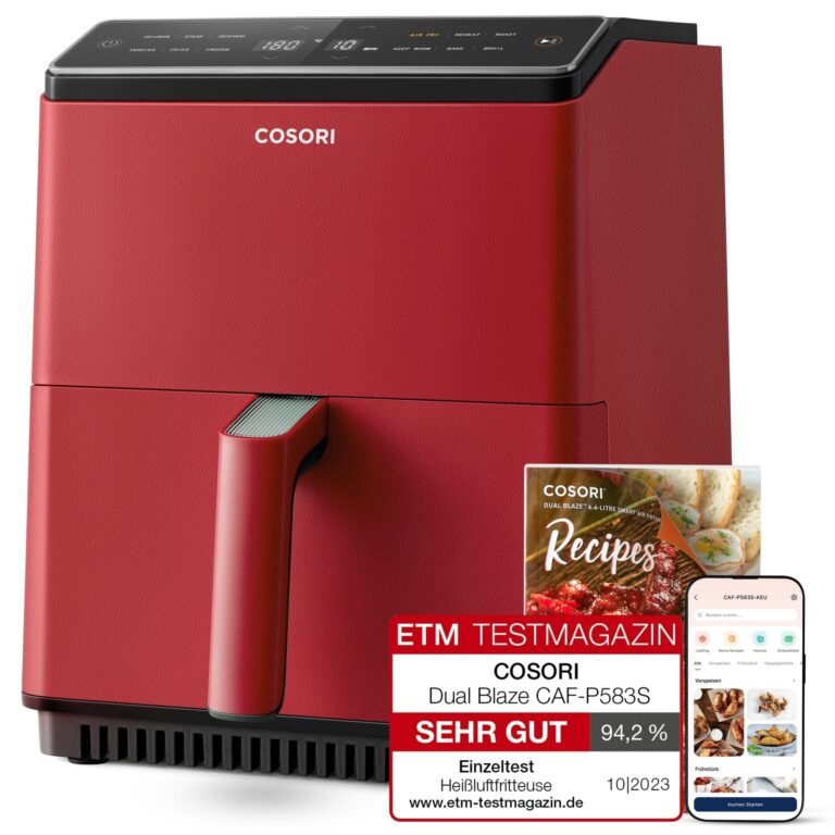Cosori 6.4-Liter Smart Heißluftfritteuse Dual Blaze