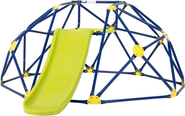 COSTWAY Kletterkuppel mit Rutsche - 180 kg