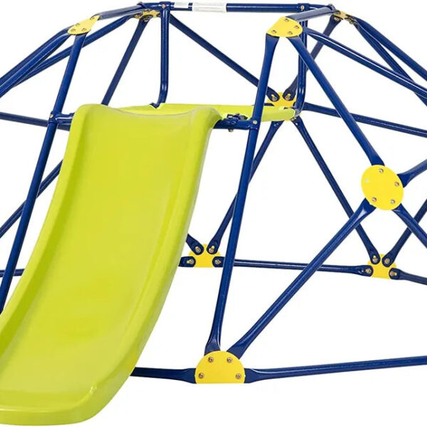COSTWAY Kletterkuppel mit Rutsche - 180 kg