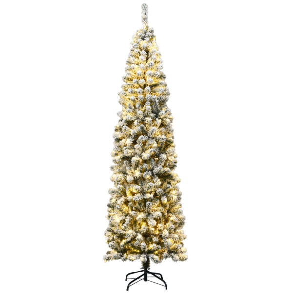 Costway Künstlicher Weihnachtsbaum mit Metallständer - 180cm Weihnachten