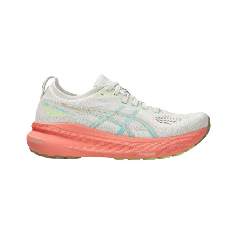 Damen Asics Gel Kayano 31 Weiß Rosa SS25 Schuhe